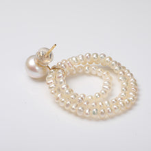 Load image into Gallery viewer, Vintage Multilayer Freshwater Pearl Drop Earrings