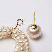 Load image into Gallery viewer, Vintage Multilayer Freshwater Pearl Drop Earrings