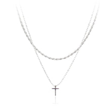 Load image into Gallery viewer, Cross Pendant Necklace in S925