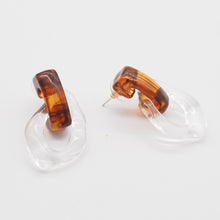 Load image into Gallery viewer, Transparent Candy Color Acrylic Drop Earrings