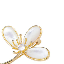 Load image into Gallery viewer, Clover Brooch Pin in 18K Gold Plated
