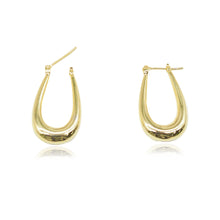 Load image into Gallery viewer, 14K Gold Filled Metallic Geometric Earrings
