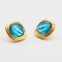 Load image into Gallery viewer, Vintage Earrings with Imitation Gemstone
