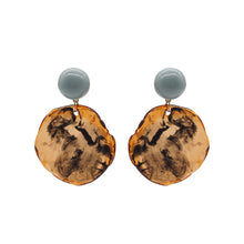 Load image into Gallery viewer, Vintage Round Acrylic Earrings
