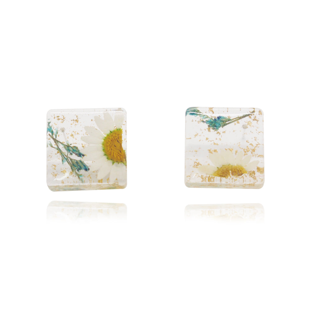 Little Daisy Resin Stud Earrings