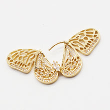 Load image into Gallery viewer, Hollow Butterfly Hoop Earrings
