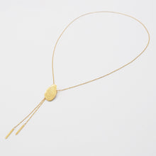 Load image into Gallery viewer, Y Gold Chain Necklace Annual Ring Necklace
