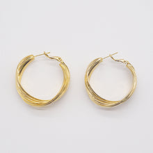 Load image into Gallery viewer, Gold Vintage Hoop Earrings
