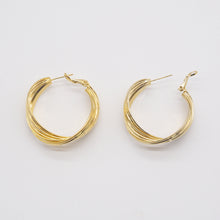 Load image into Gallery viewer, Gold Vintage Hoop Earrings
