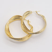 Load image into Gallery viewer, Gold Vintage Hoop Earrings
