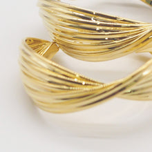 Load image into Gallery viewer, Gold Vintage Hoop Earrings
