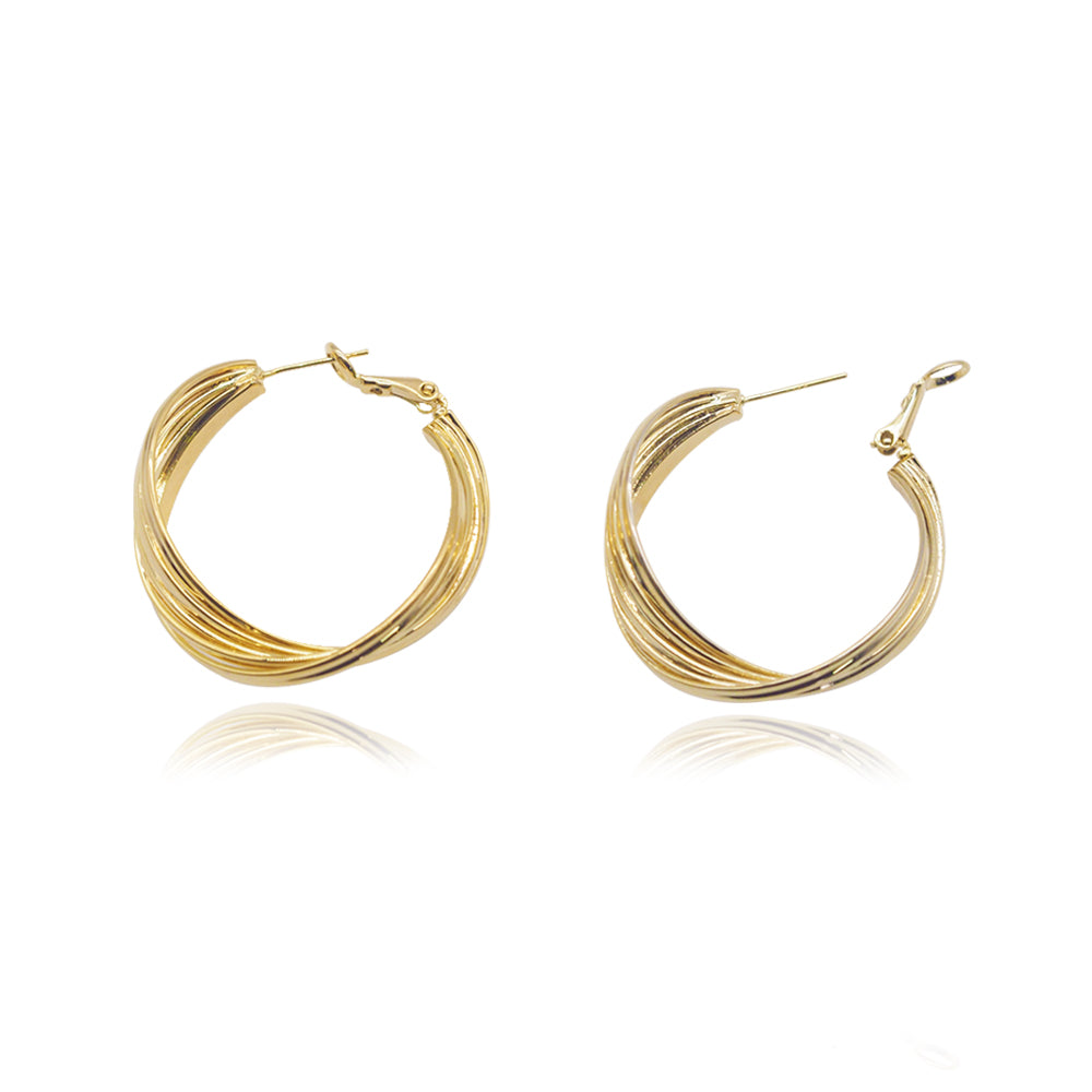 Gold Vintage Hoop Earrings
