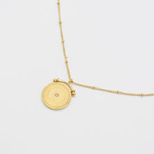 Load image into Gallery viewer, Gold Chain Coin Layered Necklace
