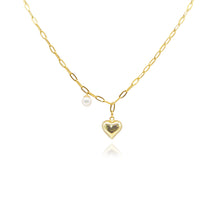 Load image into Gallery viewer, Gold Chain Love Heart Necklace
