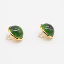 Load image into Gallery viewer, 18K Gold Plated Glazed Bead Earrings
