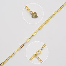 Load image into Gallery viewer, Gold Chain Love Heart Necklace
