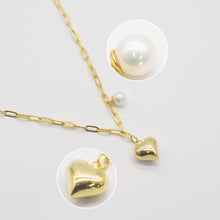 Load image into Gallery viewer, Gold Chain Love Heart Necklace
