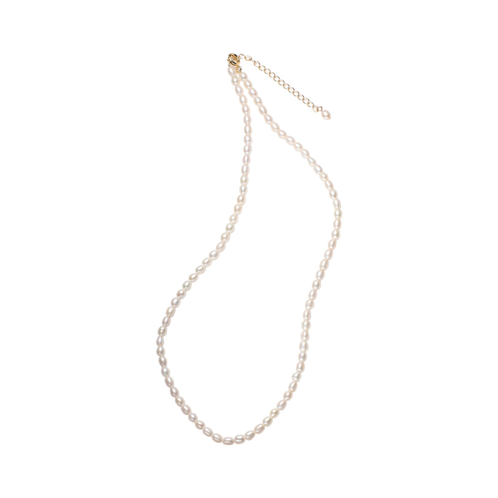 3-3.5mm Freshwater Cultured Pearl Strand Necklace