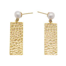 Load image into Gallery viewer, 14K Gold Filled Pearl Drop Earrings
