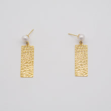 Load image into Gallery viewer, 14K Gold Filled Pearl Drop Earrings
