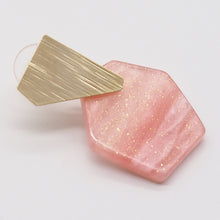 Load image into Gallery viewer, Pink Starry Vintage Drop Earrings
