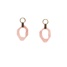 Load image into Gallery viewer, Pink Starry Vintage Drop Earrings
