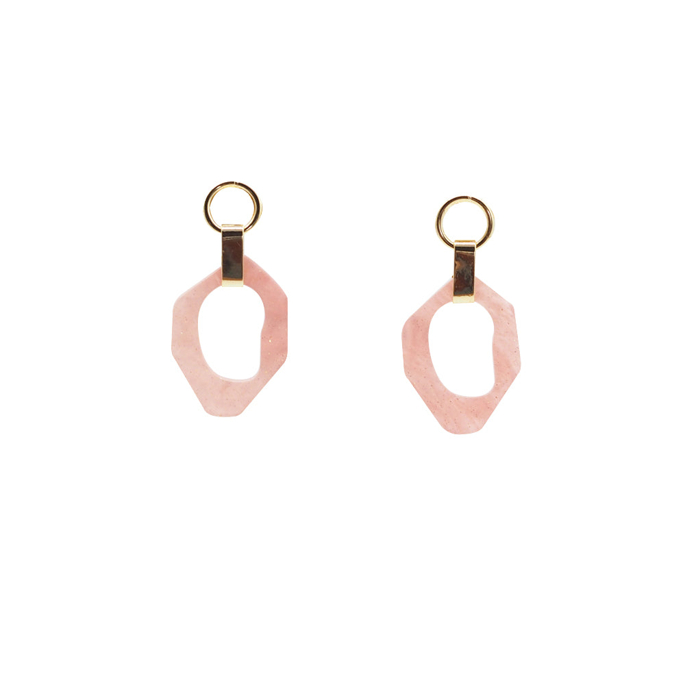 Pink Starry Vintage Drop Earrings