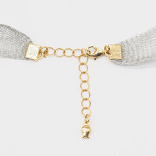 Load image into Gallery viewer, Silk Scarf Choker Necklace in 18K Gold Plated
