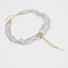 Load image into Gallery viewer, Silk Scarf Choker Necklace in 18K Gold Plated
