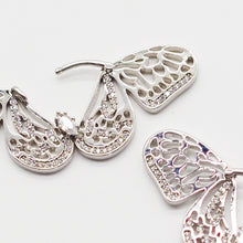 Load image into Gallery viewer, Hollow Butterfly Hoop Earrings
