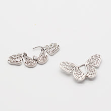 Load image into Gallery viewer, Hollow Butterfly Hoop Earrings

