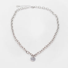 Load image into Gallery viewer, Silver Thick Chain Pendant Necklace
