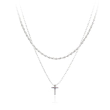 Load image into Gallery viewer, Cross Pendant Necklace in S925
