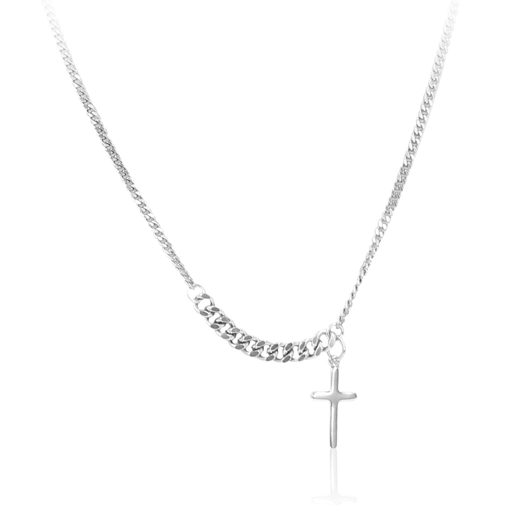 Cross Pendant Necklace in S925