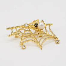 Load image into Gallery viewer, Spider Brooch Pin in 18K Gold Plated
