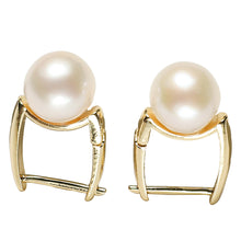 Load image into Gallery viewer, U-shaped Freshwater Pearl Earrings
