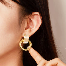 Load image into Gallery viewer, Gold Stud Earrings in 316L Titanium Steel
