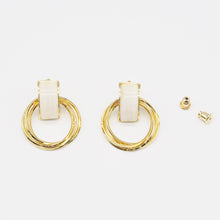 Load image into Gallery viewer, Gold Stud Earrings in 316L Titanium Steel
