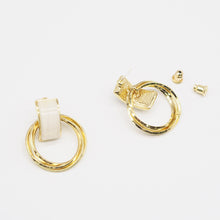 Load image into Gallery viewer, Gold Stud Earrings in 316L Titanium Steel
