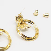 Load image into Gallery viewer, Gold Stud Earrings in 316L Titanium Steel
