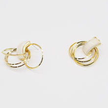 Load image into Gallery viewer, Gold Stud Earrings in 316L Titanium Steel
